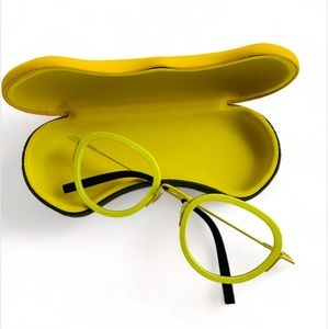 Theo Designer Eyeglasses Citrus Yellow